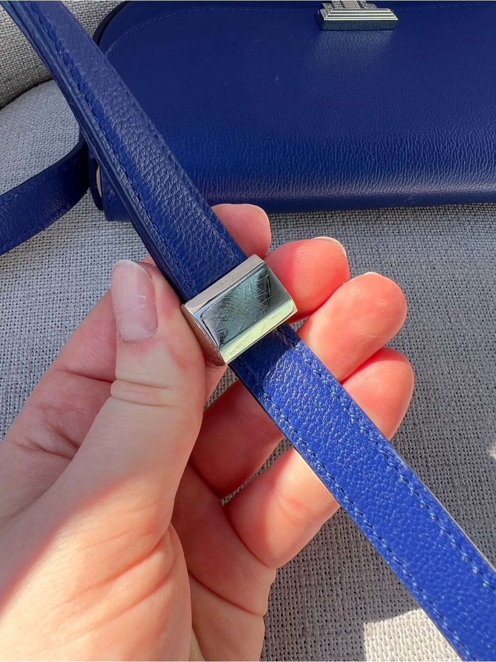 Tiffany & Co crossbody bag in blue - Picture 5 of 8